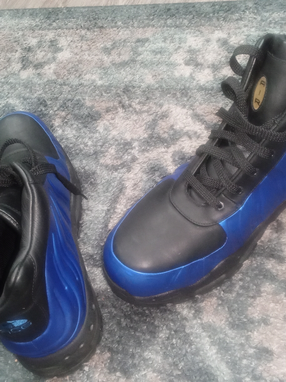 Nike ACG Men's Black and Blue Trail Sneakers